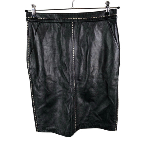 Unisex Episode - Leather skirt, size 40 - Black ()