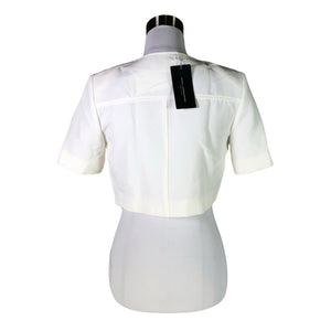 Unisex Atos Lombardini - Evening bolero jacket, size 40 - White (2)