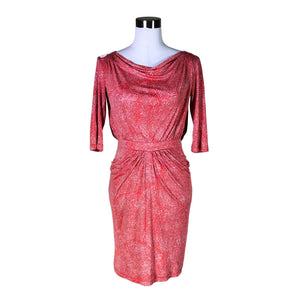 Unisex Saloni - Tricot dress, size 34 - Red (1)