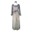Unisex Topshop - Schiffon dress, size 36 - Green ()