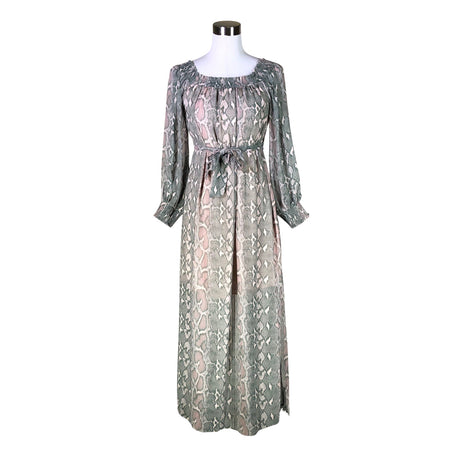 Unisex Topshop - Schiffon dress, size 36 - Green ()