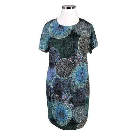 Unisex Elton - Schiffon dress, size 42 - Blue ()