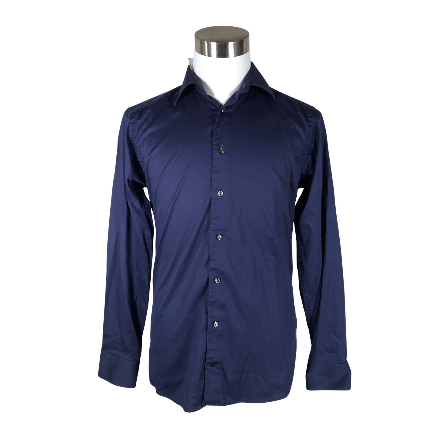 Unisex Eton - Collared shirt, size M - Blue (1)