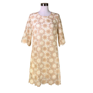 Unisex Ana Alcazar - Party dress, size 40 - Beige (1)