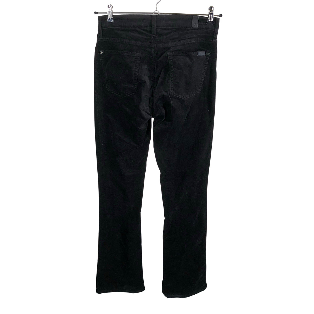 Unisex 7 for all mankind - Velvet pants, size W29 - Black (2)