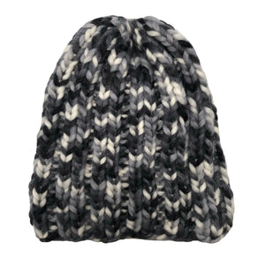 Unisex Handmade - Winter beanie, size 52 - 54 cm - Gray (1)