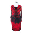 Unisex Evelin Brandt - Tricot dress, size 42 - Red ()