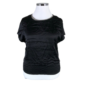 Unisex Gerry Weber - Short-sleeved blouse, size 42 - Black (1)