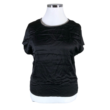 Unisex Gerry Weber - Short-sleeved blouse, size 42 - Black ()