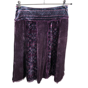 Unisex Derhy - Fabric skirt, size 38 - Violet (1)