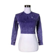 Unisex M-Nutrition - Sports shirt, long sleeve, size 36 - Violet ()