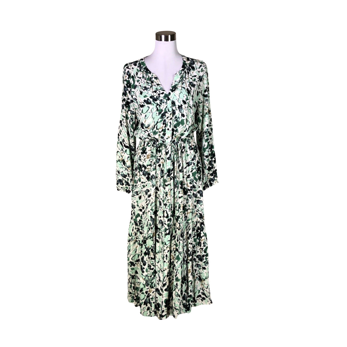 Unisex Soaked - Schiffon dress, size 38 - Green (1)