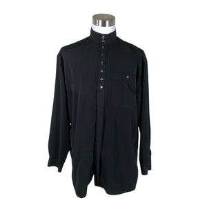 Unisex Petritex - Collared shirt, size XL - Black (1)