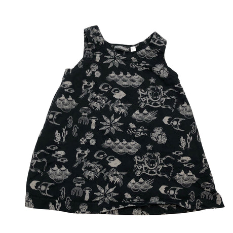 Unisex Aarrelabel - Tricot dress, size 74 - 80 - Black ()