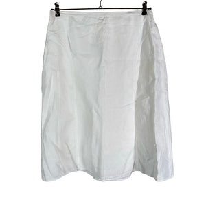 Unisex Gerry Weber - Fabric skirt, size 42 - White (1)
