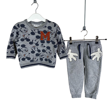 Unisex Name It - Sweatshirt and pants set, size 80 - 86 - Gray ()