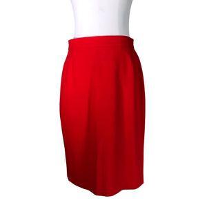 Unisex Escada - Pencil skirt, size 40 - Red (1)