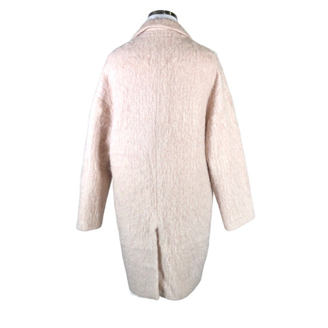 Unisex Bandolera - Wool coat, size 42 - Light pink (2)