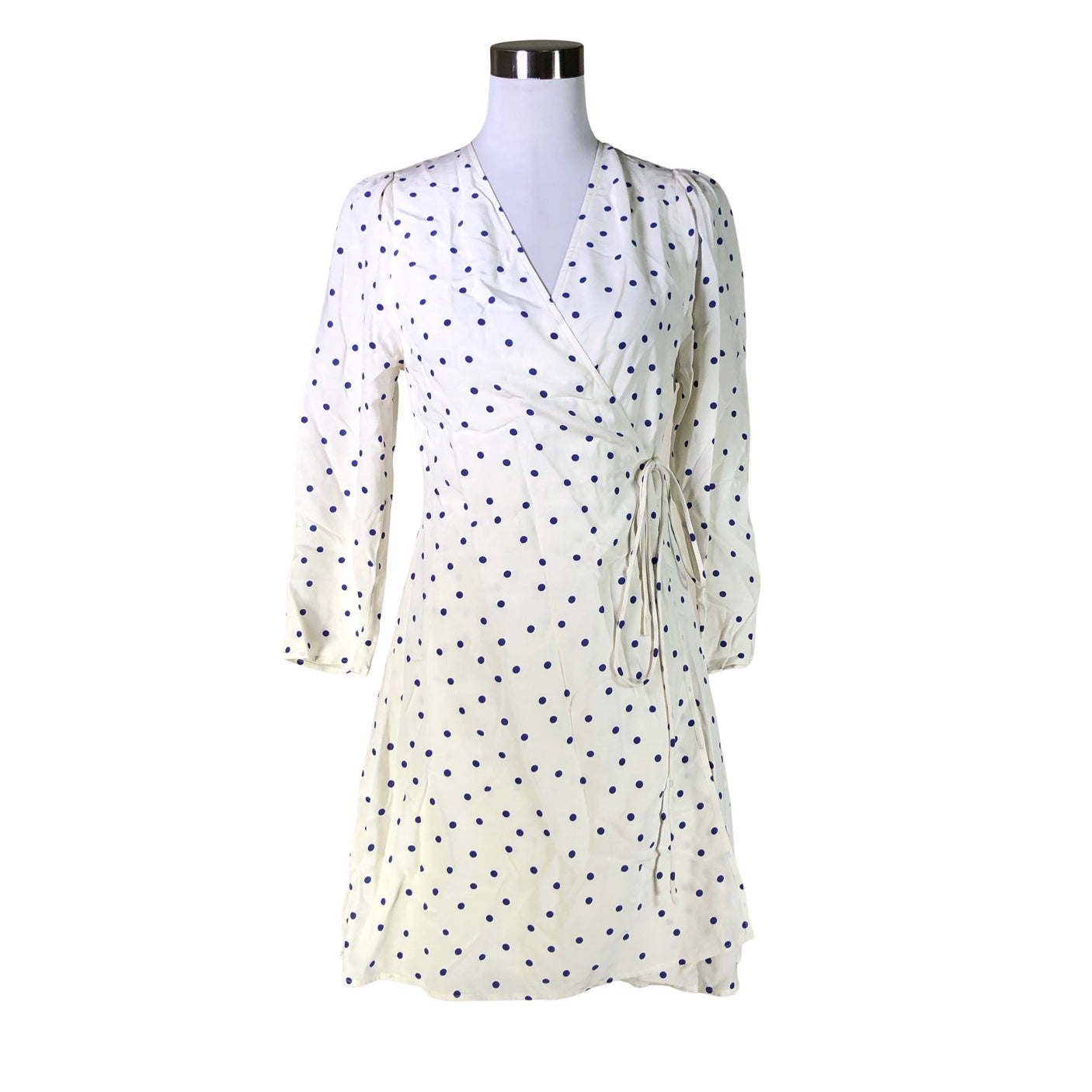 Unisex Samsoe&Samsoe - Schiffon dress, size 38 - Natural white (1)