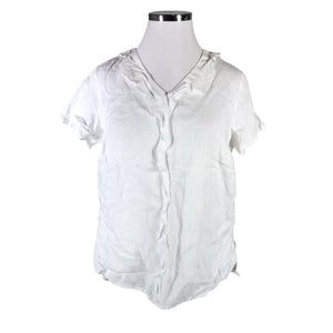 Unisex Voglia - Short-sleeved blouse, size 44 - White (1)