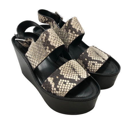 Unisex Vince. - Wedge sandals, size 37 - Black (2)
