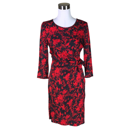 Unisex Diane von Furstenberg - Schiffon dress, size 36 - Red ()
