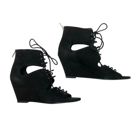 Unisex &Other Stories - Wedge sandals, size 39 - Black ()