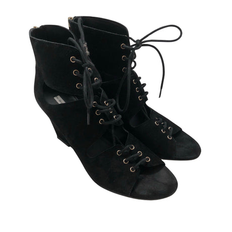 Unisex &Other Stories - Wedge sandals, size 39 - Black (2)