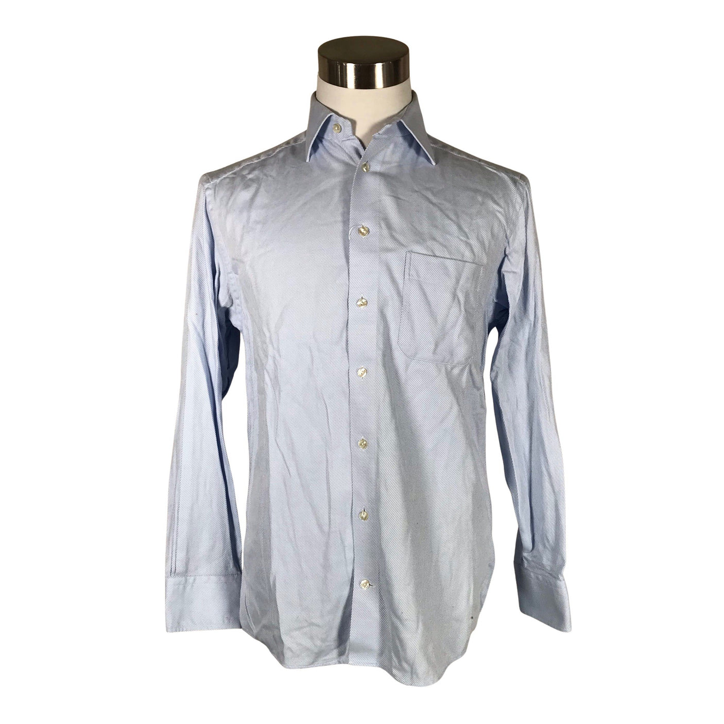 Unisex Eton - Collared shirt, size M - Light blue (1)