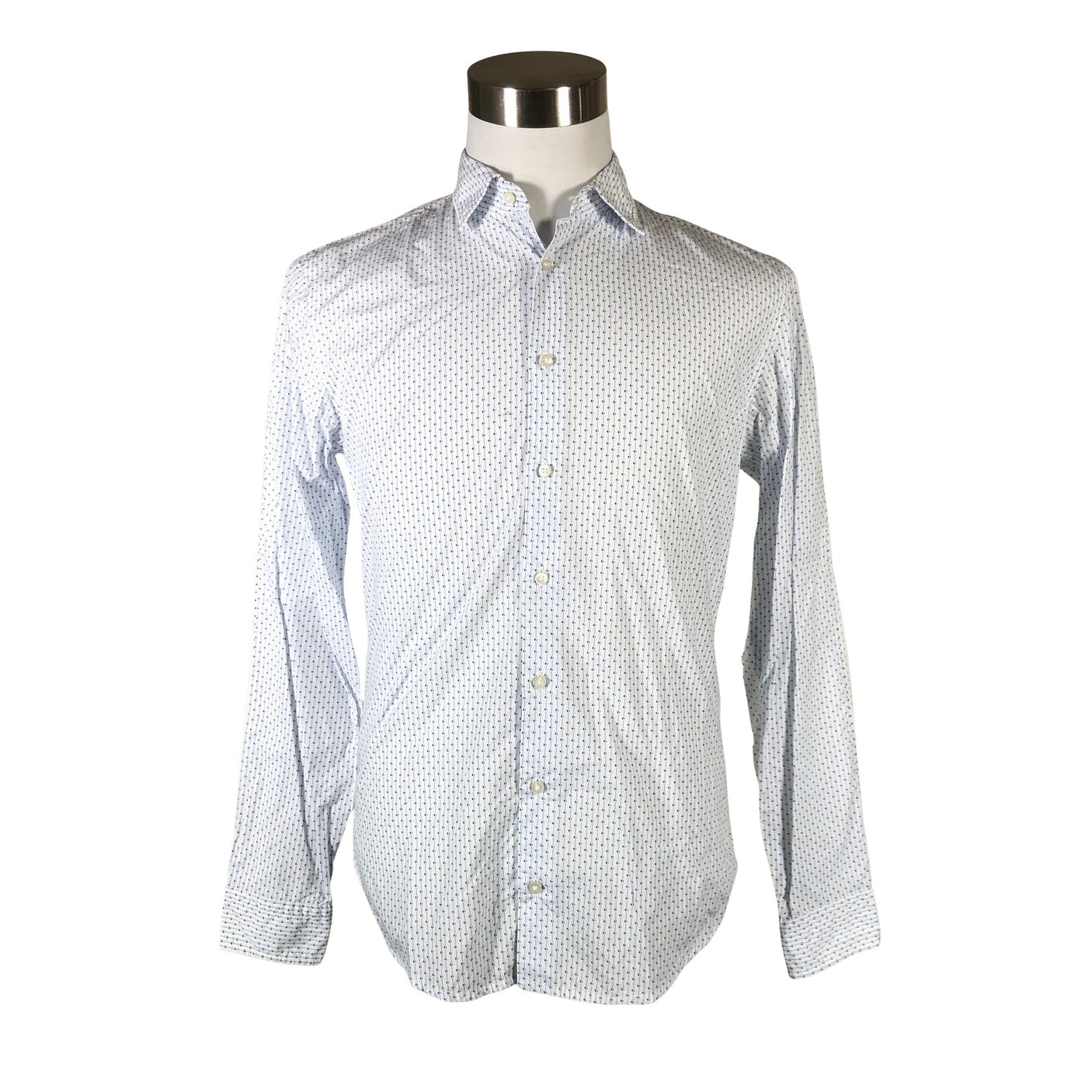 Unisex Stenströms - Collared shirt, size M - Blue (1)