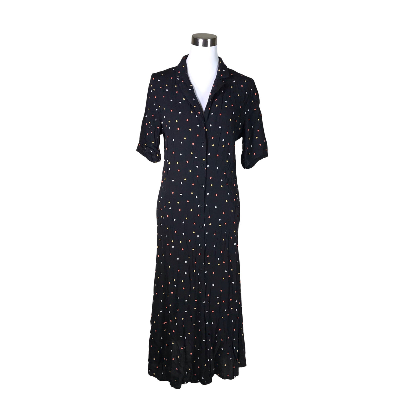 Unisex Gestuz - Schiffon dress, size 40 - Black (1)