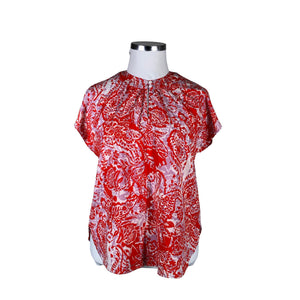 Unisex Gerry Weber - Short-sleeved blouse, size 42 - Red (1)