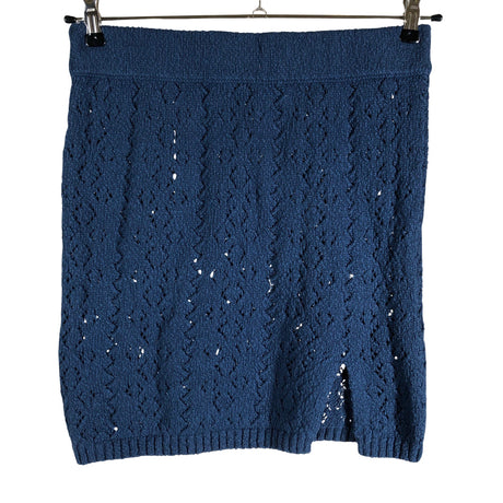 Unisex Samsoe&Samsoe - Knit skirt, size 38 - Blue ()