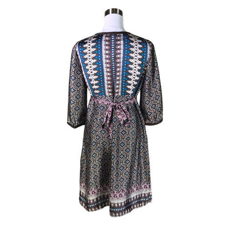 Unisex Esprit - Schiffon dress, size 40 - Brown (2)