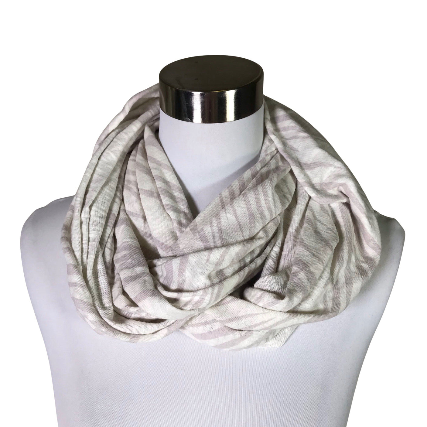 Unisex me&i - Circle scarf, size Midi - Natural white (1)