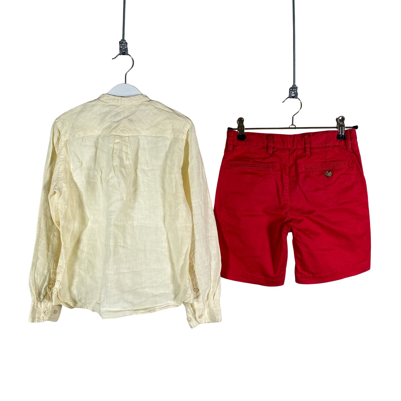 Unisex Coconut - Collared shirt, size 122 - 128 - Yellow (2)