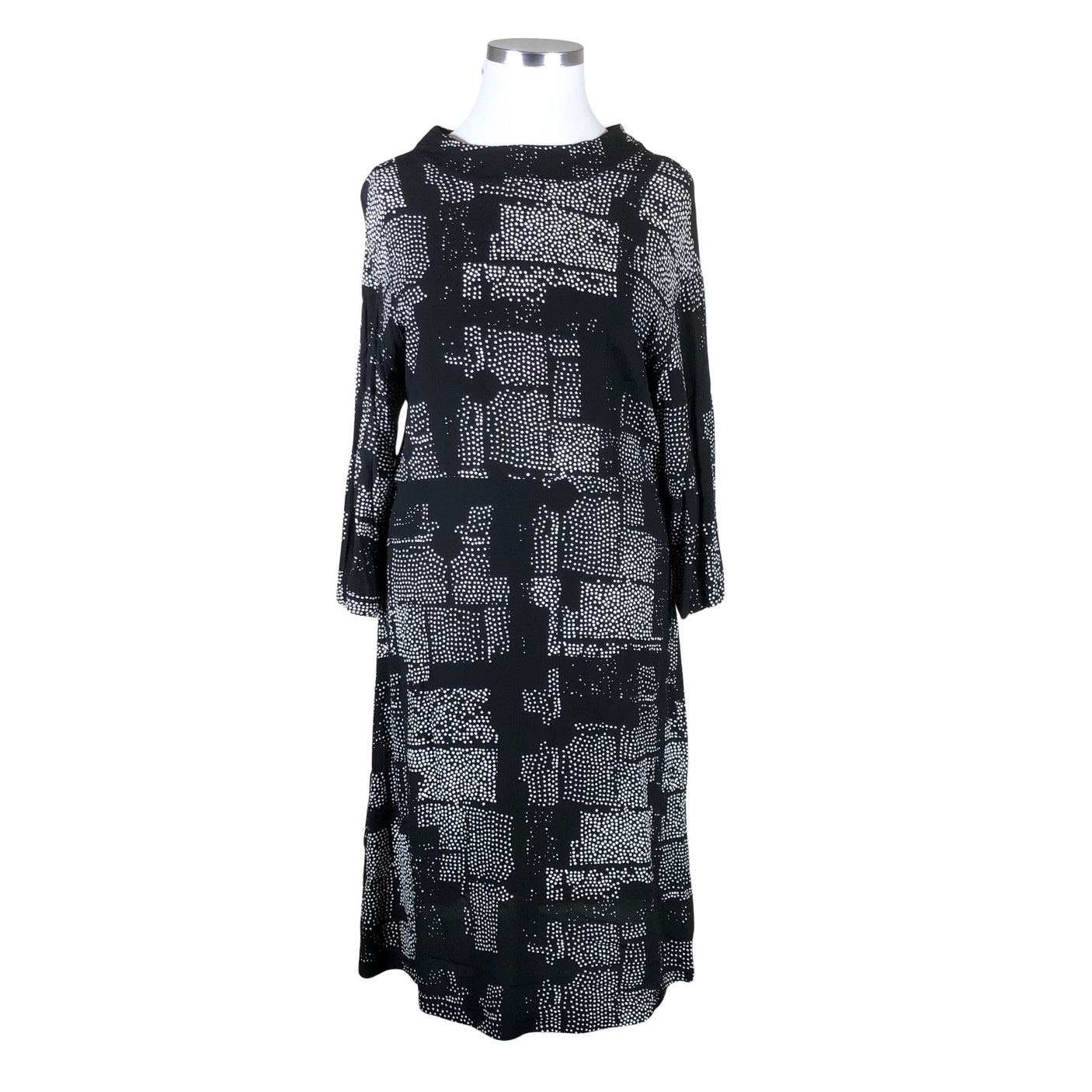 Unisex Marimekko - Schiffon dress, size 42 - Black (1)