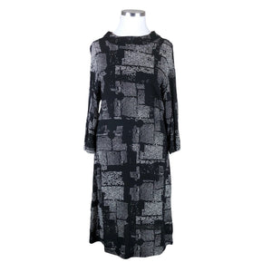 Unisex Marimekko - Schiffon dress, size 42 - Black (1)