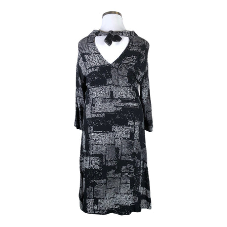 Unisex Marimekko - Schiffon dress, size 42 - Black (2)