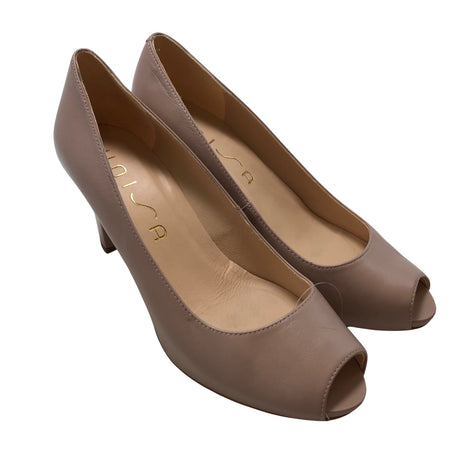 Unisex Unisa - Open toe high heel shoes, size 39 - Light pink (2)