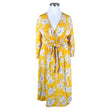 Unisex Your Face - Schiffon dress, size 42 - Yellow ()