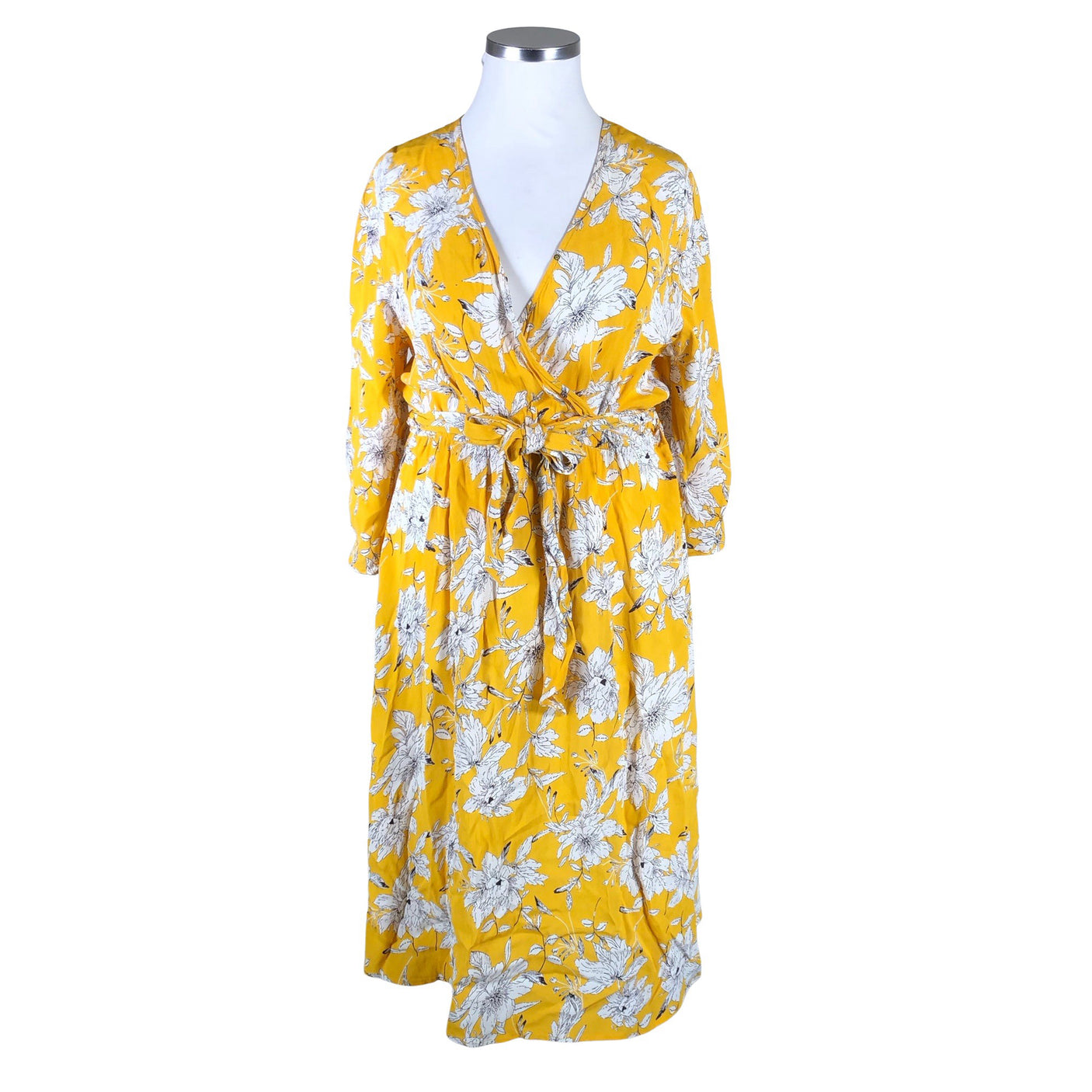 Unisex Your Face - Schiffon dress, size 42 - Yellow (1)