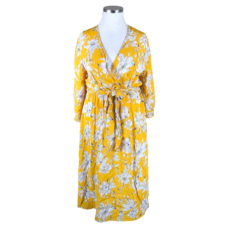 Unisex Your Face - Schiffon dress, size 42 - Yellow ()