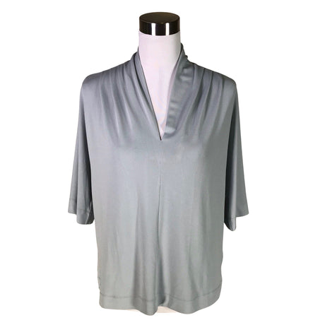 Unisex by Malene Birger - Short-sleeved blouse, size 36 - Green ()