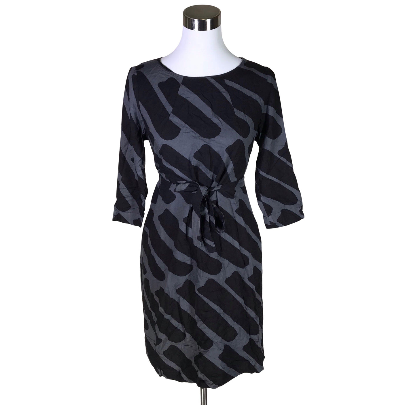 Unisex Marimekko - Schiffon dress, size 36 - Black (1)