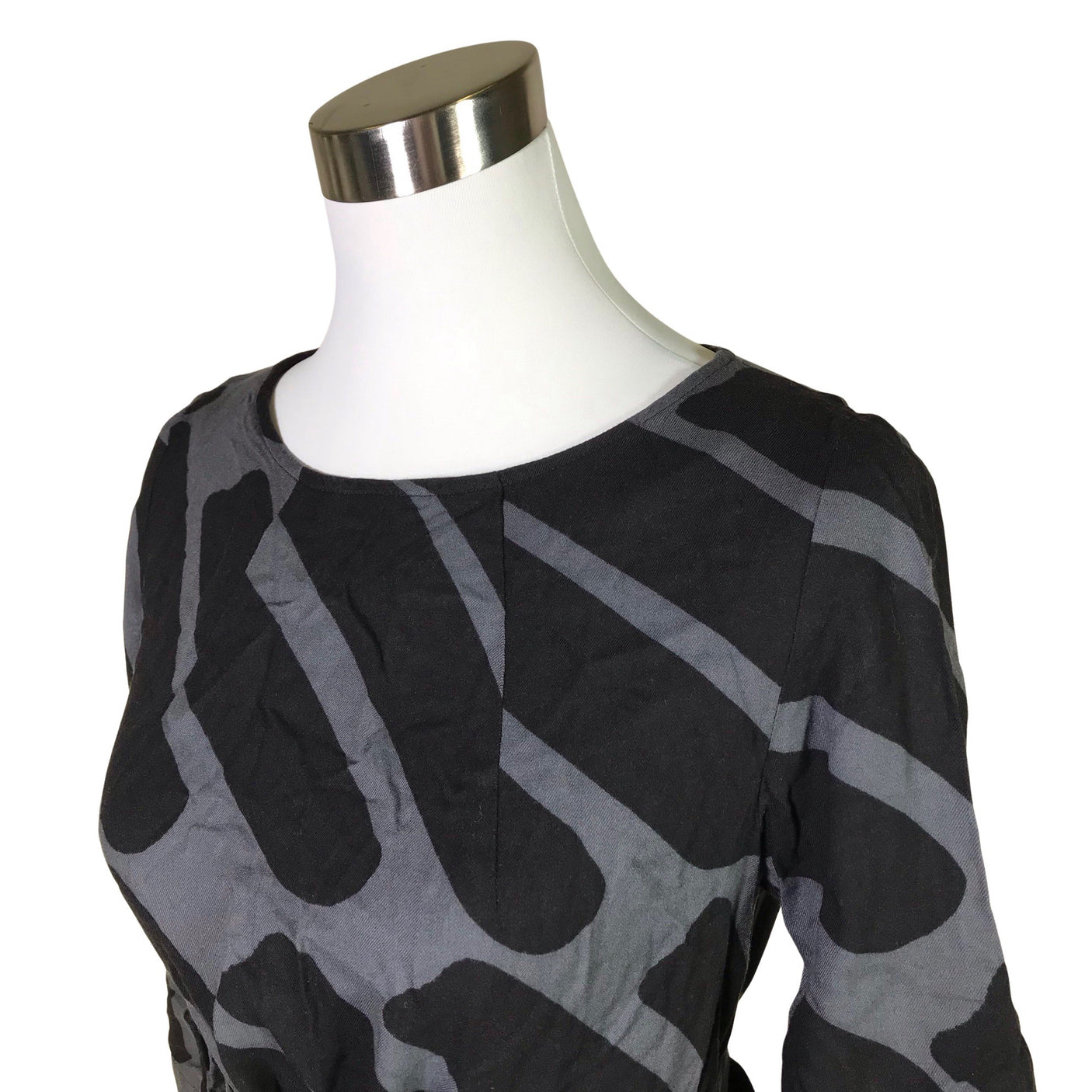 Unisex Marimekko - Schiffon dress, size 36 - Black (3)
