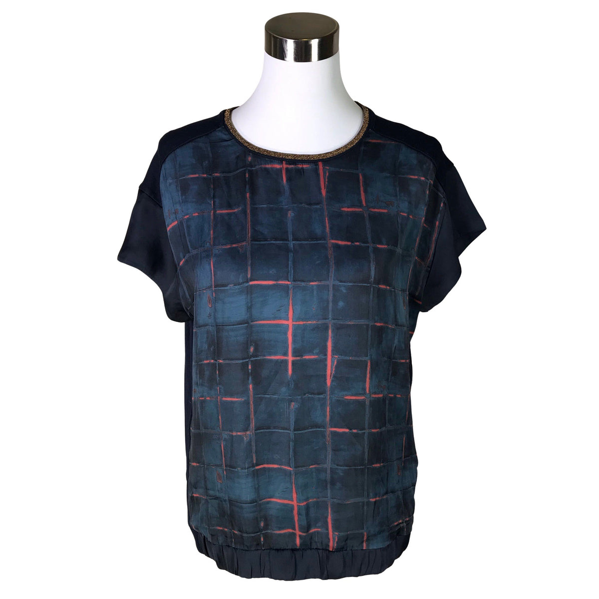 Unisex Garcia Jeans - Short-sleeved blouse, size 40 - Blue (1)