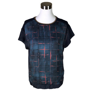 Unisex Garcia Jeans - Short-sleeved blouse, size 40 - Blue (1)
