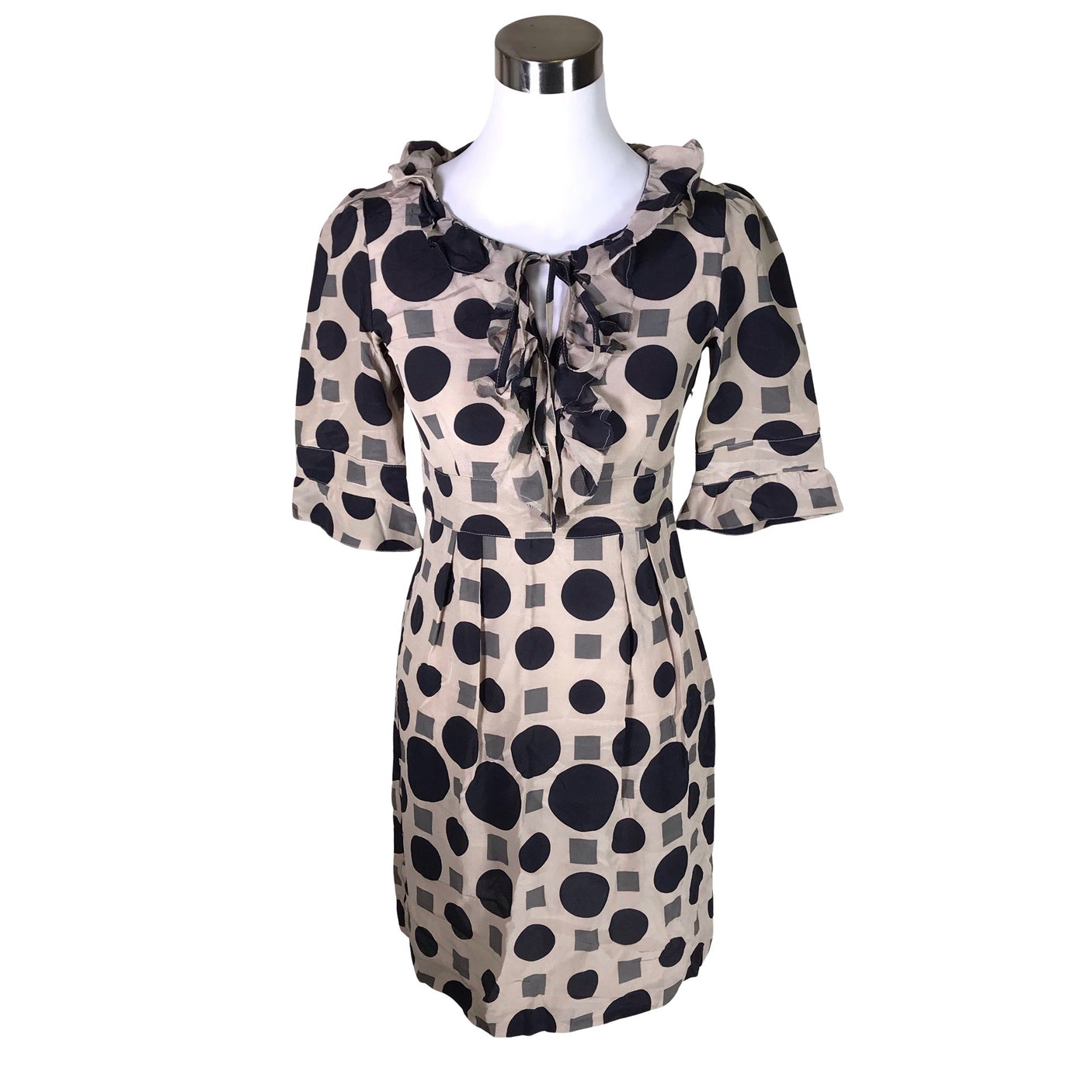 Unisex Max&Co - Schiffon dress, size 36 - Gray (1)