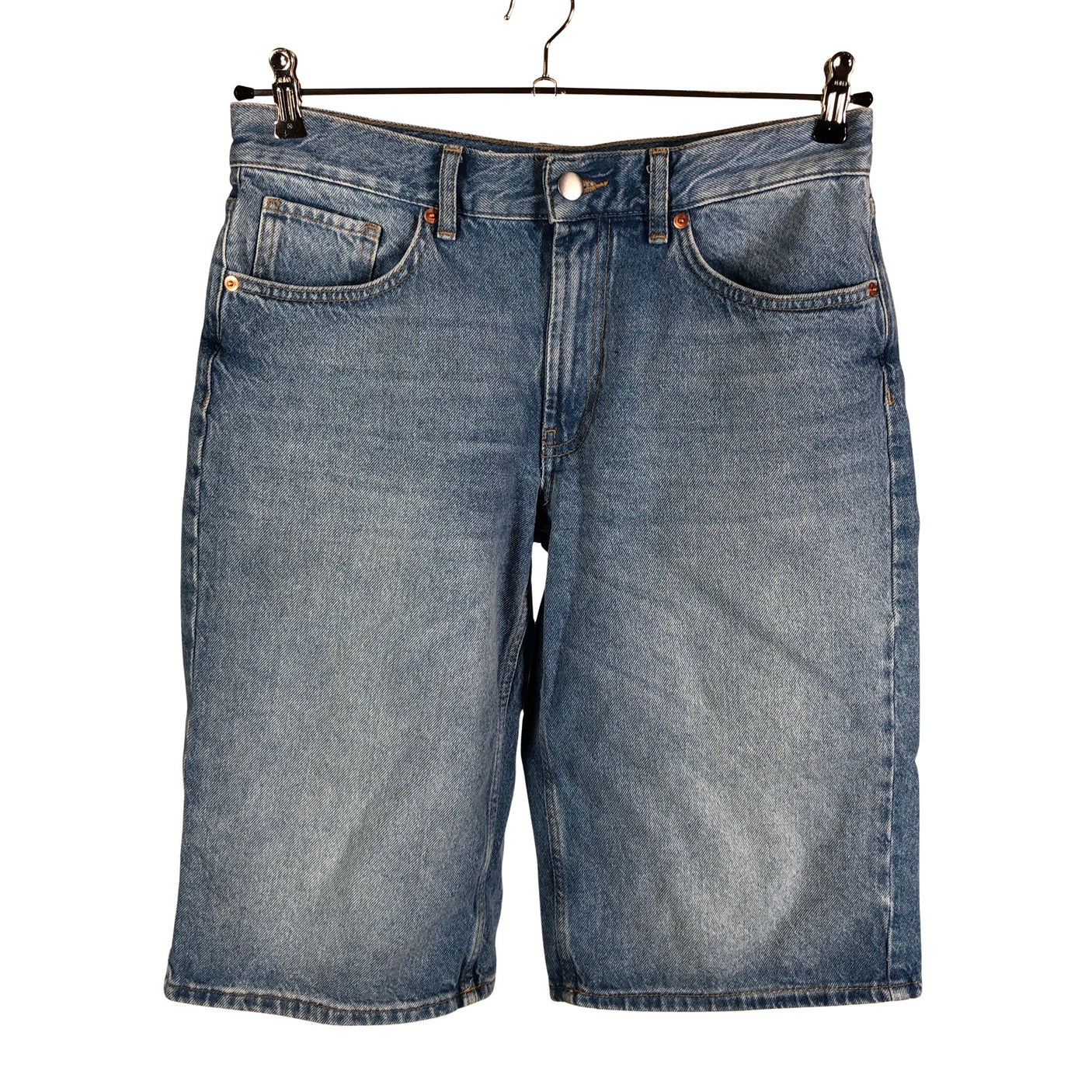 Unisex Lindex - Denim shorts, size 38 - Blue (1)
